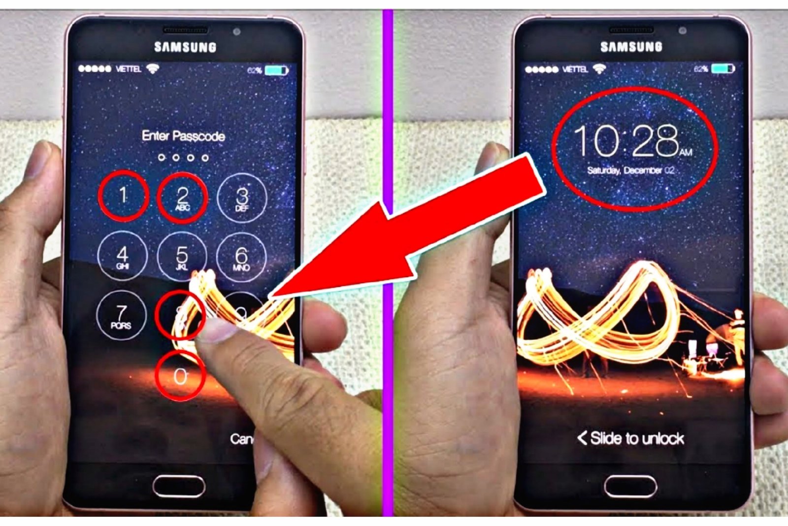 Unlock your mobile screen by time