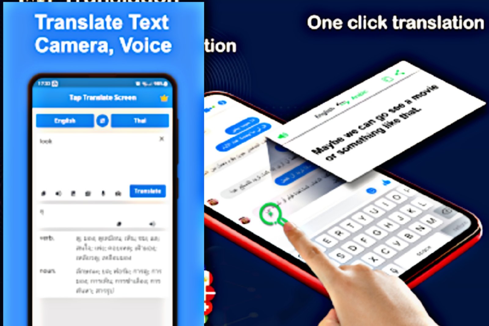 One click translator App